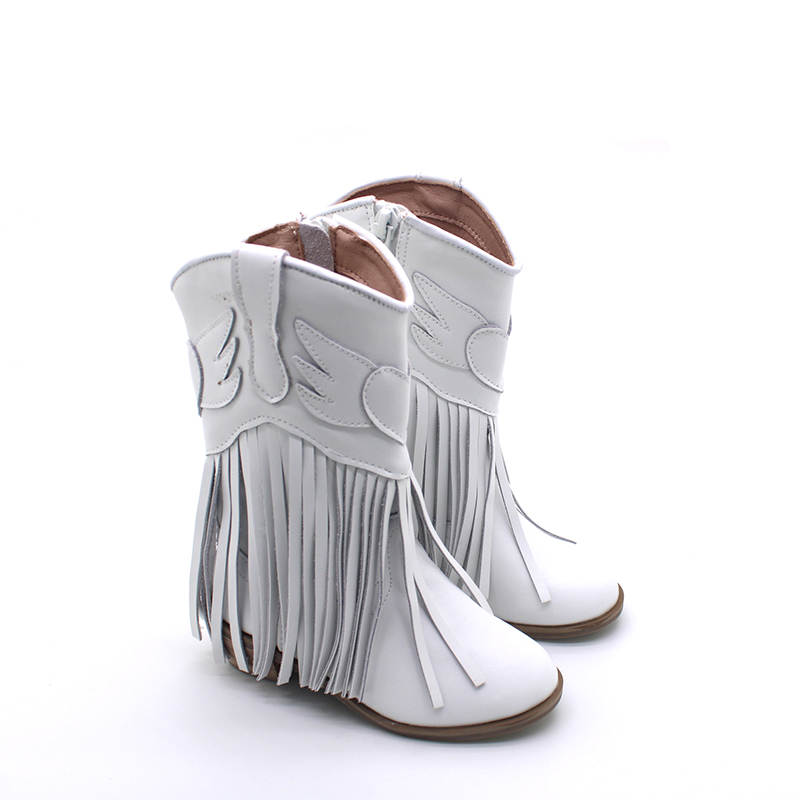 Jolene Fringe Leather Cowgirl Boots