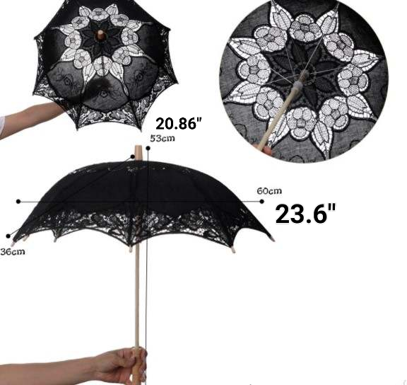 Lace parasol - small