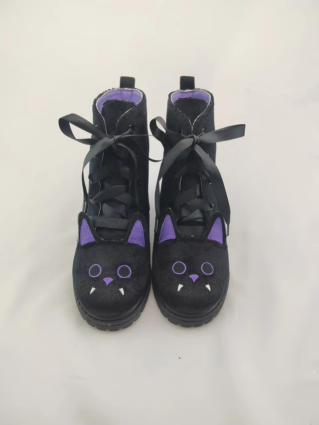 Batty suede combat boots