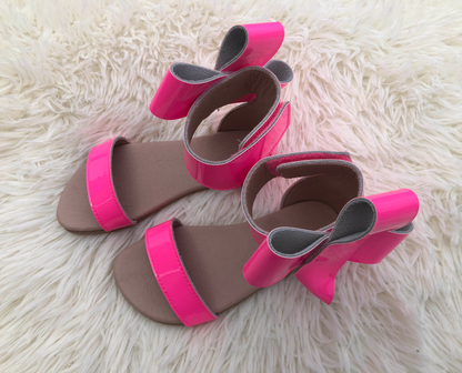 Natalie Patent Leather Bow Sandal