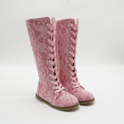 Luxe Tall Lace Boots - ready to ship