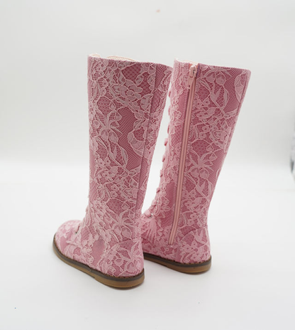 Luxe Tall Lace Boots - ready to ship