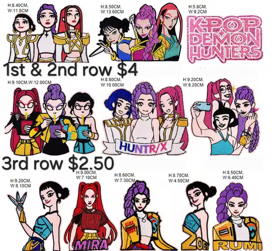 Chenille patches for personalized denim jacket