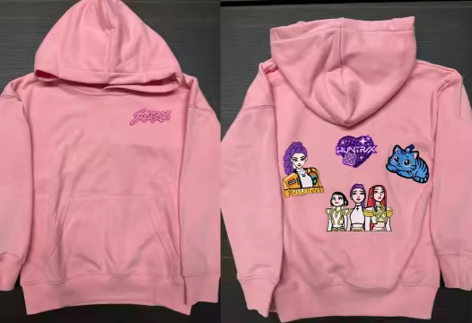 Personalized sweatshirt chenille patches