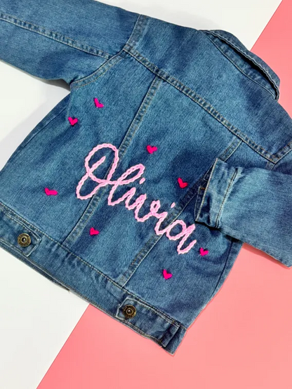 Personalized denim jacket