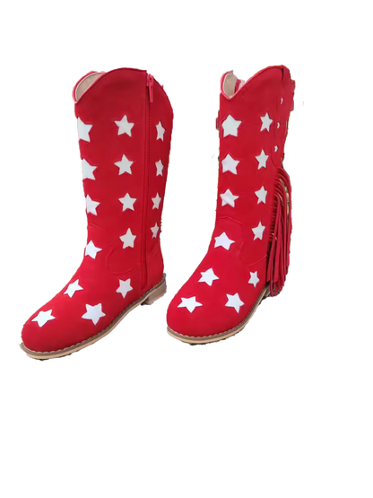 Star spangled sweetheart cowboy boots - ready to ship