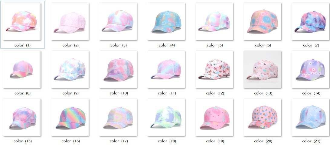 Lover tie dye ball cap Hat (kids)