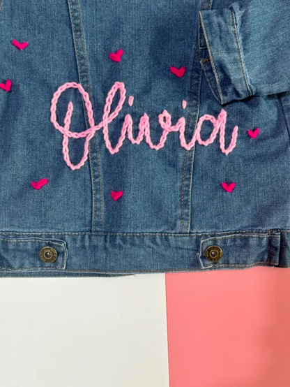 Personalized denim jacket