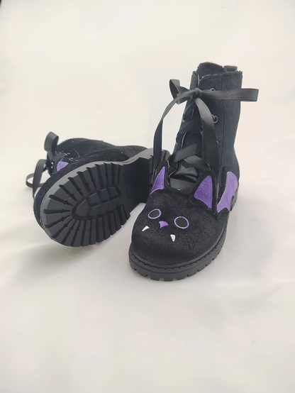 Batty suede combat boots