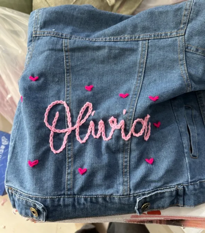 Personalized denim jacket