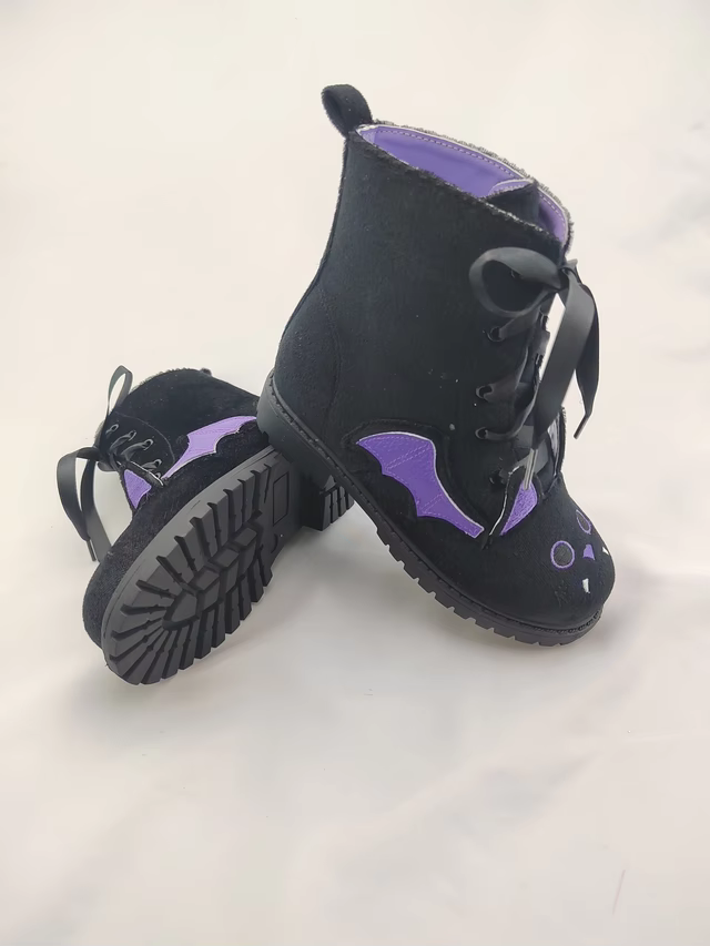 Batty suede combat boots