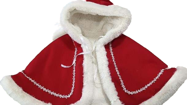 Winter wonderland hooded cape