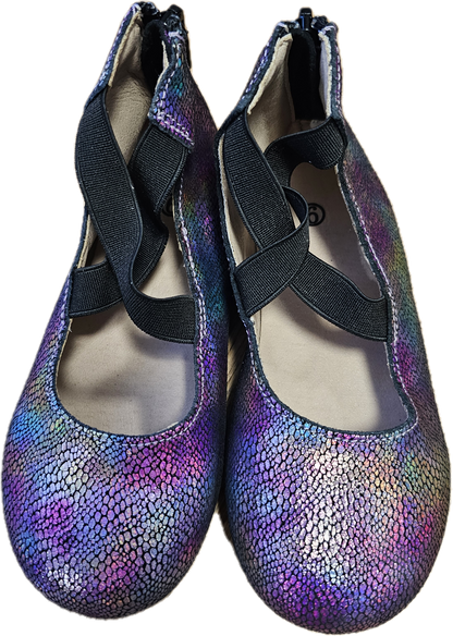 Greta Ballet Flat zippered back