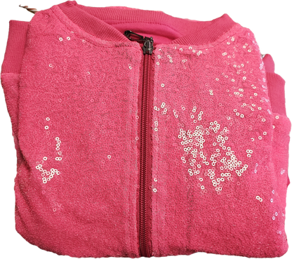 Pop star bling sequin pants and jacket set