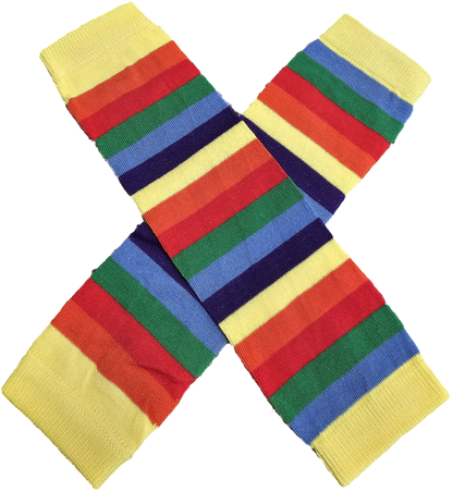 Starlite rainbow leg /arm  warmers