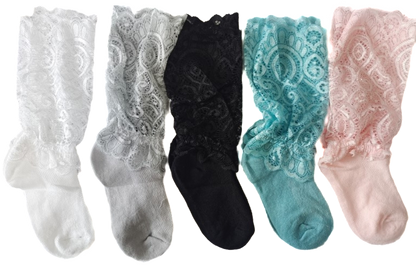 Wednesday lace socks