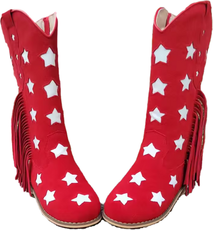 Star spangled sweetheart cowboy boots - ready to ship