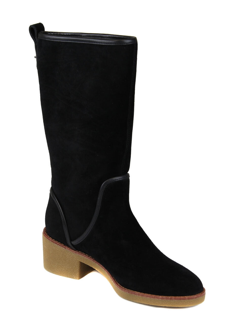 Coach Women's Black Palmer Pull On Suede Cold Weather Boots