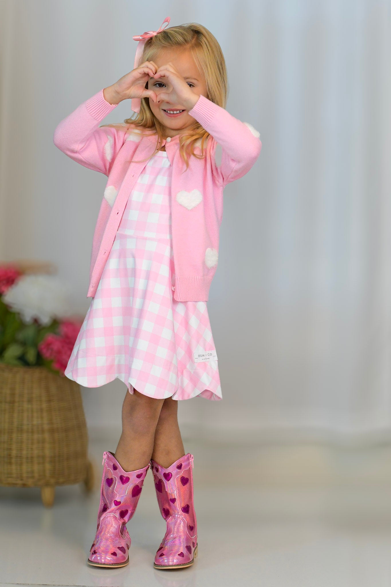 Love Story Embroidered heart cowboy boots pre-order