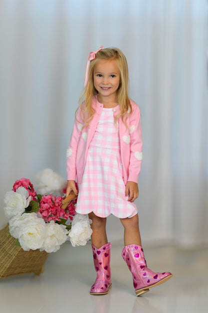 Love Story Embroidered heart cowboy boots