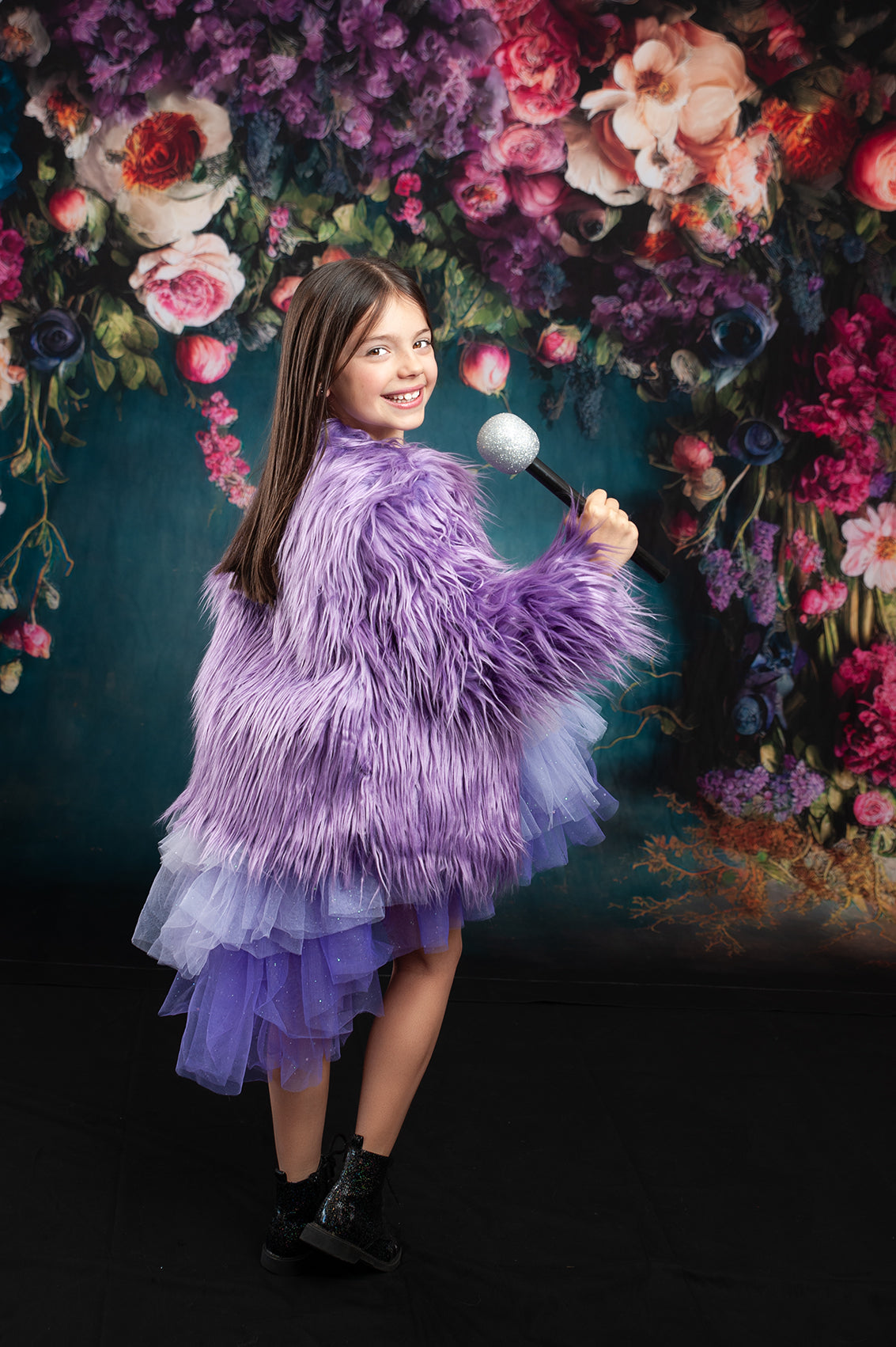 Lavender Haze fur coat - ready to ship