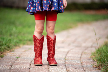 Taylor Glitter Cowgirl Boots