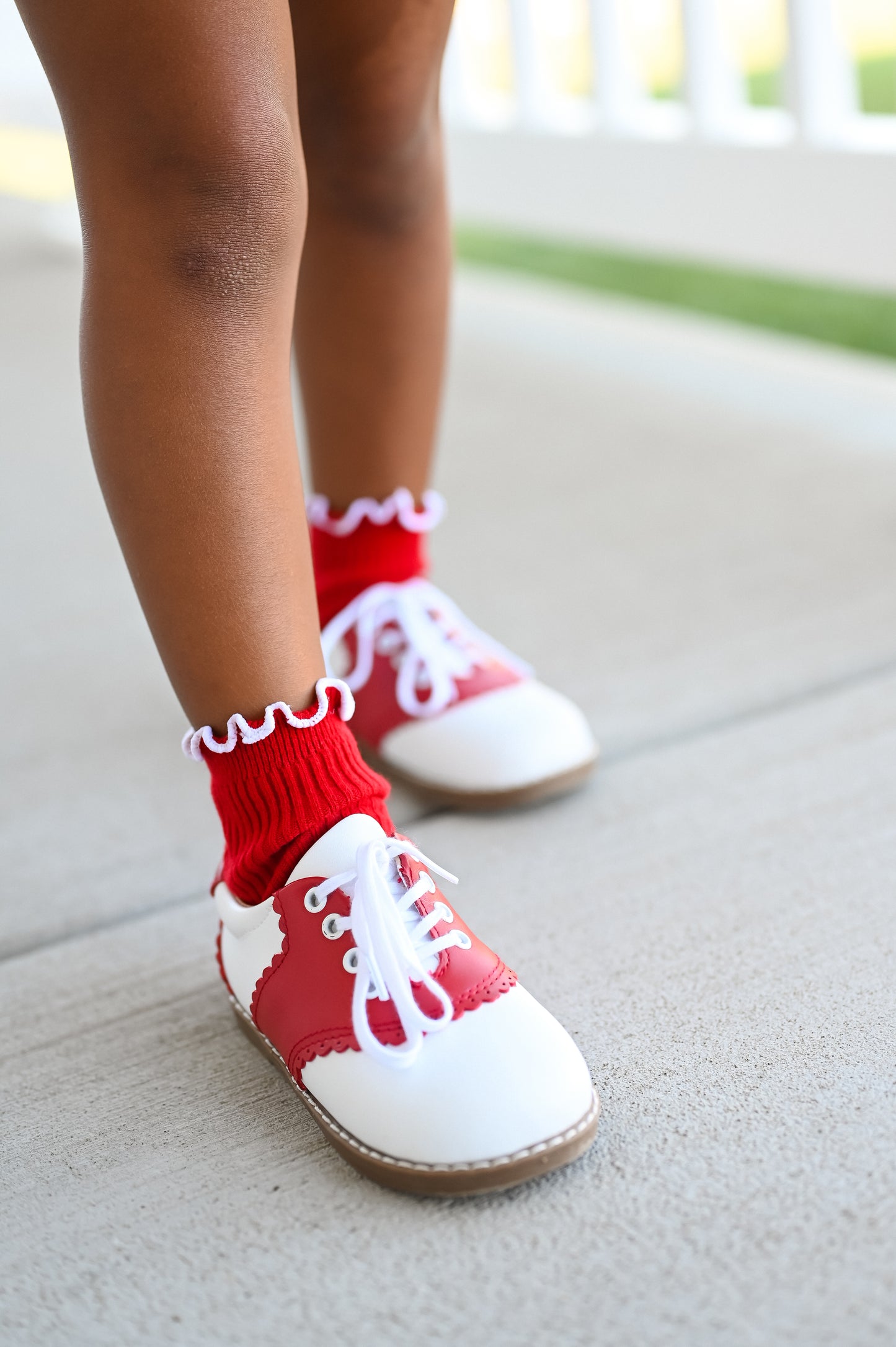Saddle sweetheart girls vintage shoe