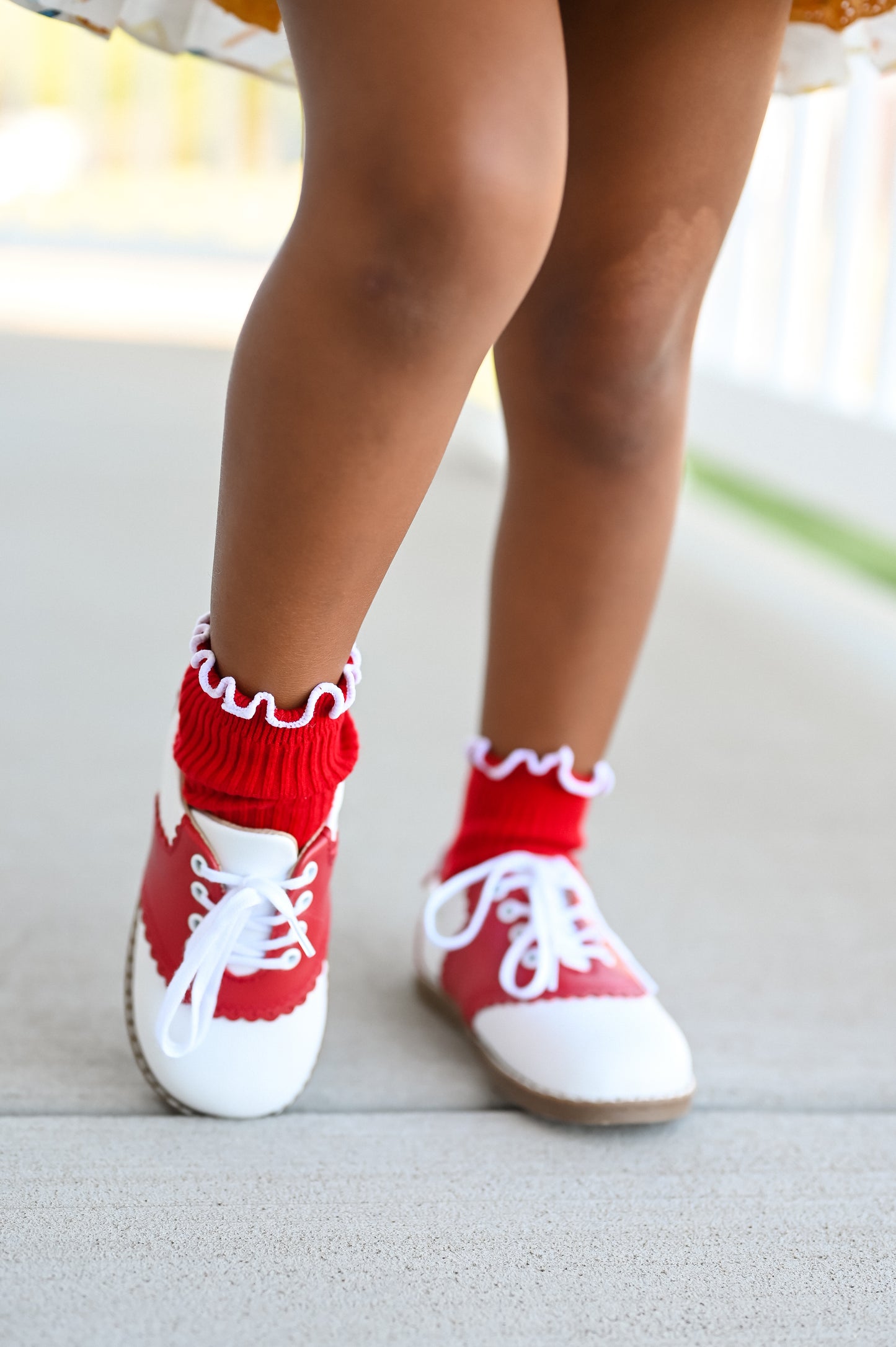 Saddle sweetheart girls vintage shoe