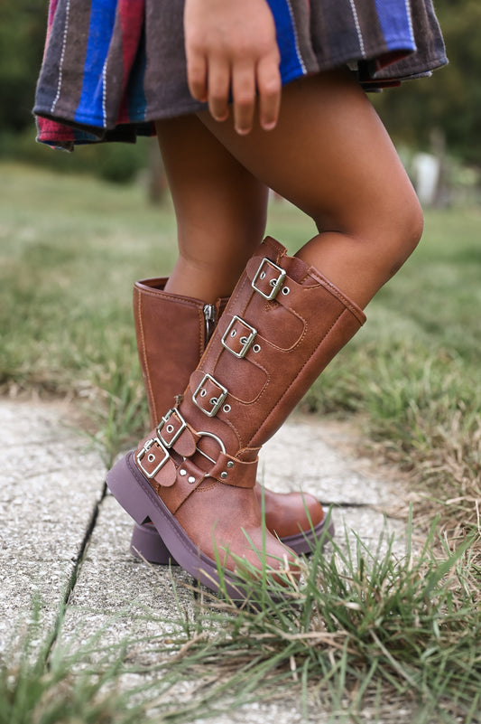 Moto Tall Buckle boots