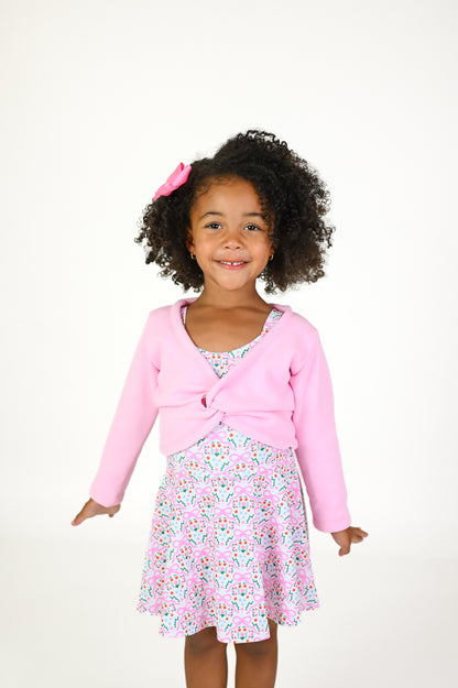 Ballet dance crop sweater pullover (fleece lined)