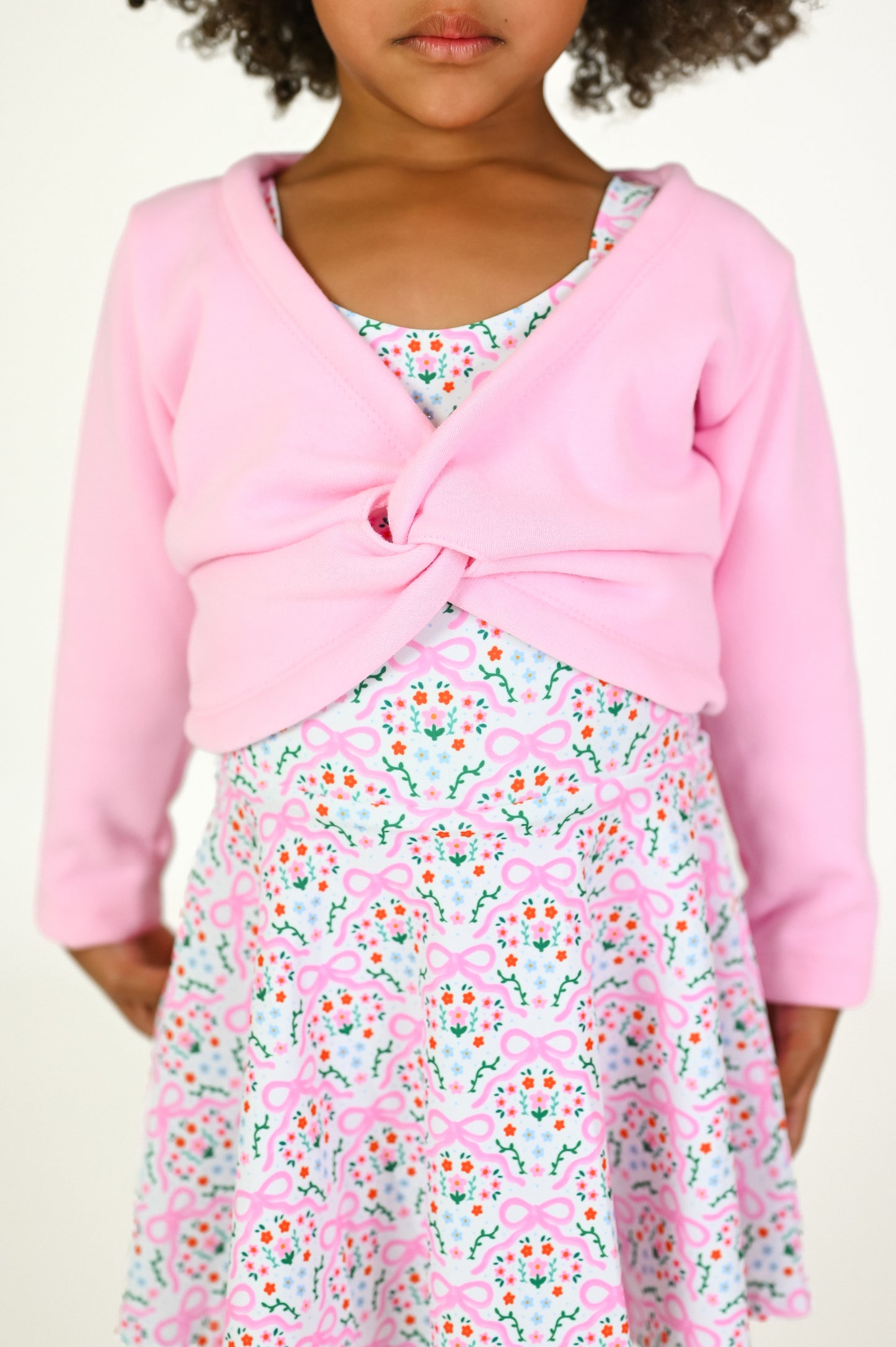 Ballet dance crop sweater (fleece lined)