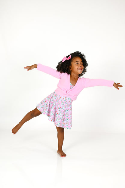 Ballet dance crop sweater pullover (fleece lined)