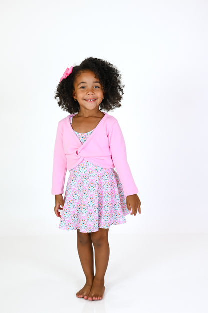 Ballet dance crop sweater pullover (fleece lined)