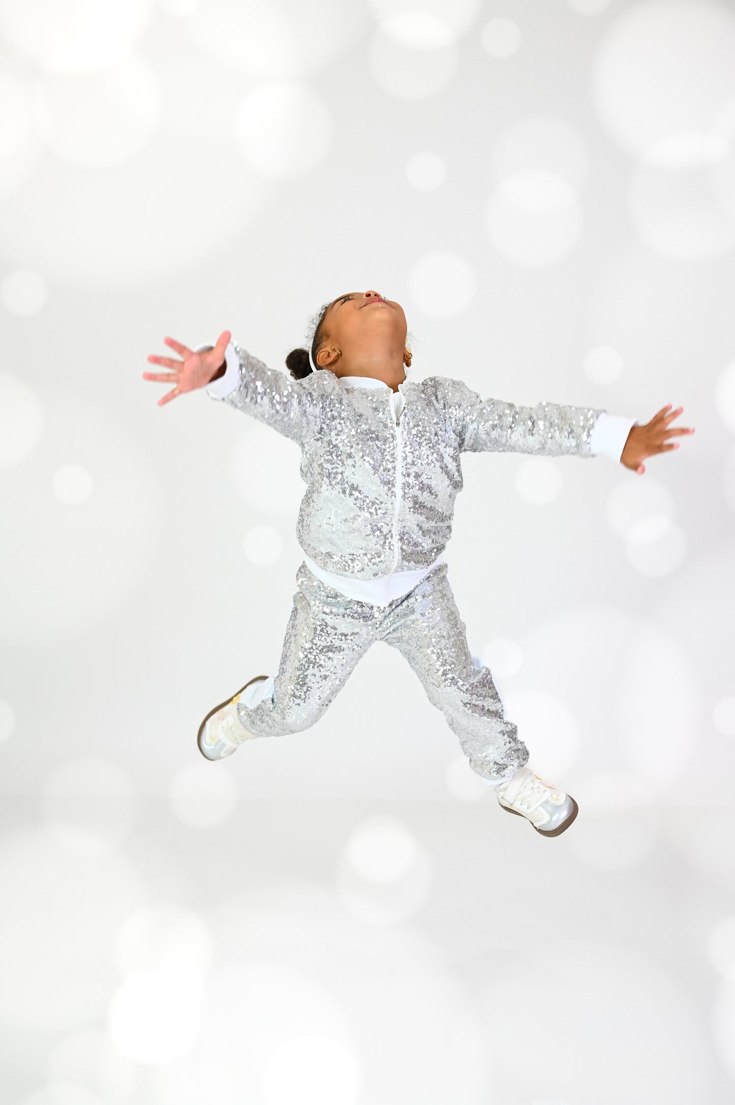 Pop star bling sequin pants and jacket set