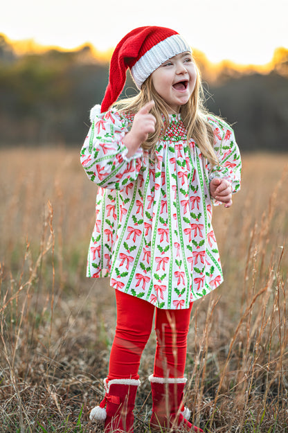 Knit Santa hat - family match