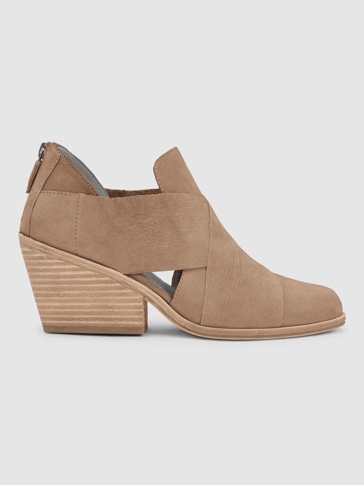 Eileen Fisher - Jenkins (Earth Nubuck) Women's Zip Boots 9.5
