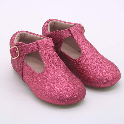 Tbar Shimmer & glitter mary janes