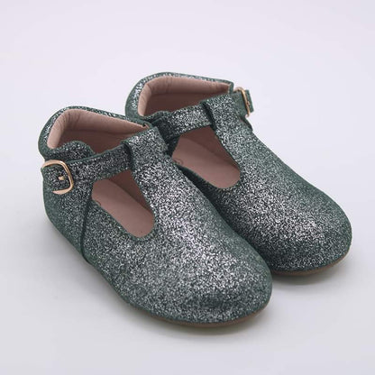 Tbar Shimmer & glitter mary janes