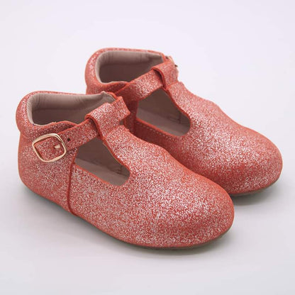 Tbar Shimmer & glitter mary janes