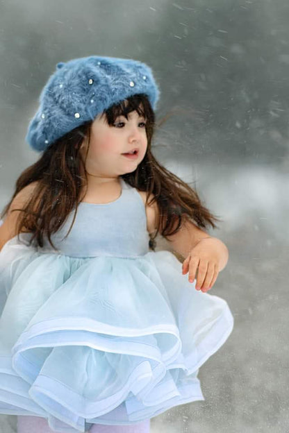 Cherie pearl bling beret