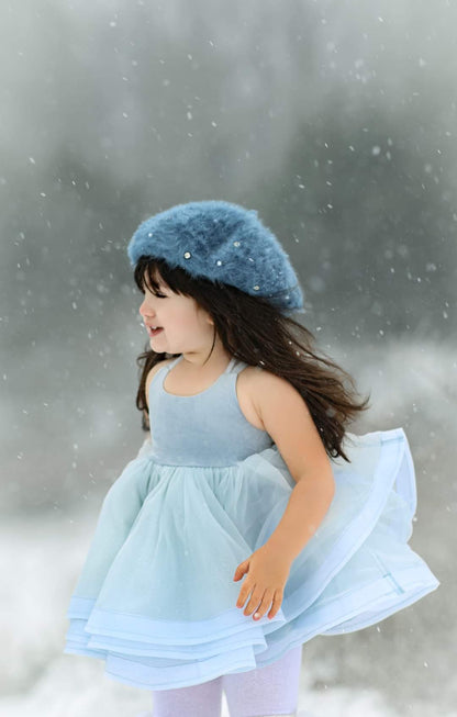 Cherie pearl bling beret