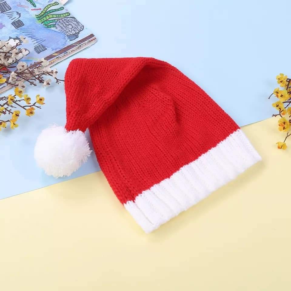 Knit Santa hat - family match