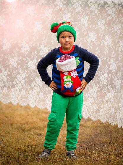 Elf crochet hat - family match