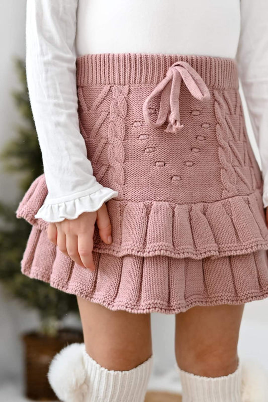 Heart Sweater Skorts