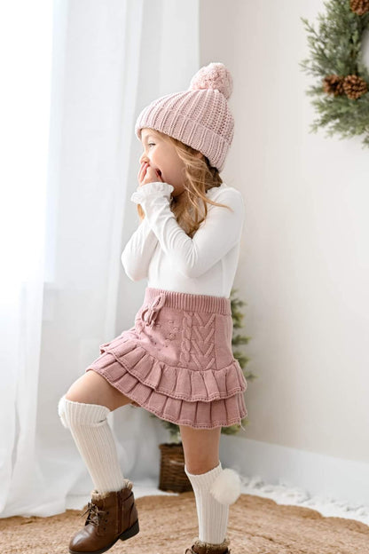 Heart Sweater Skorts