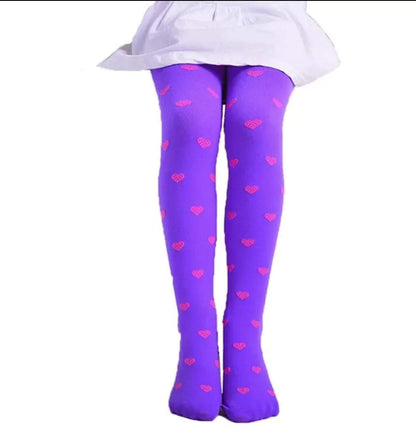 Two tone Heart tights
