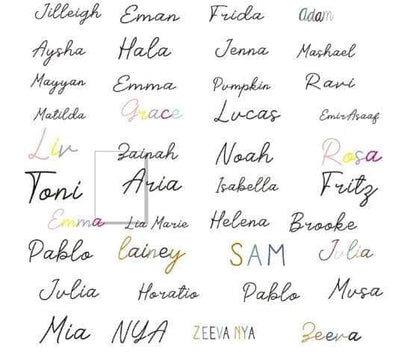 Personalized name sweater