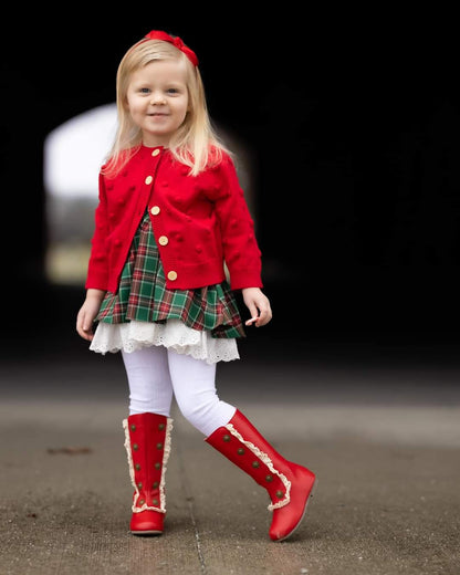 Analise Leather Button Boots ready to ship