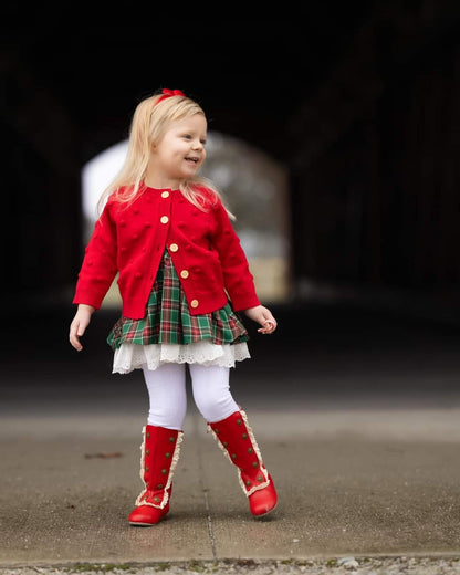 Analise Leather Button Boots ready to ship