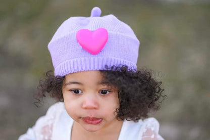 Amore heart contrast beret